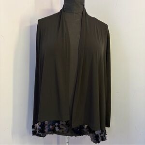 Susan Graver Occasions Sequin Jacket , EUC, Size M/L